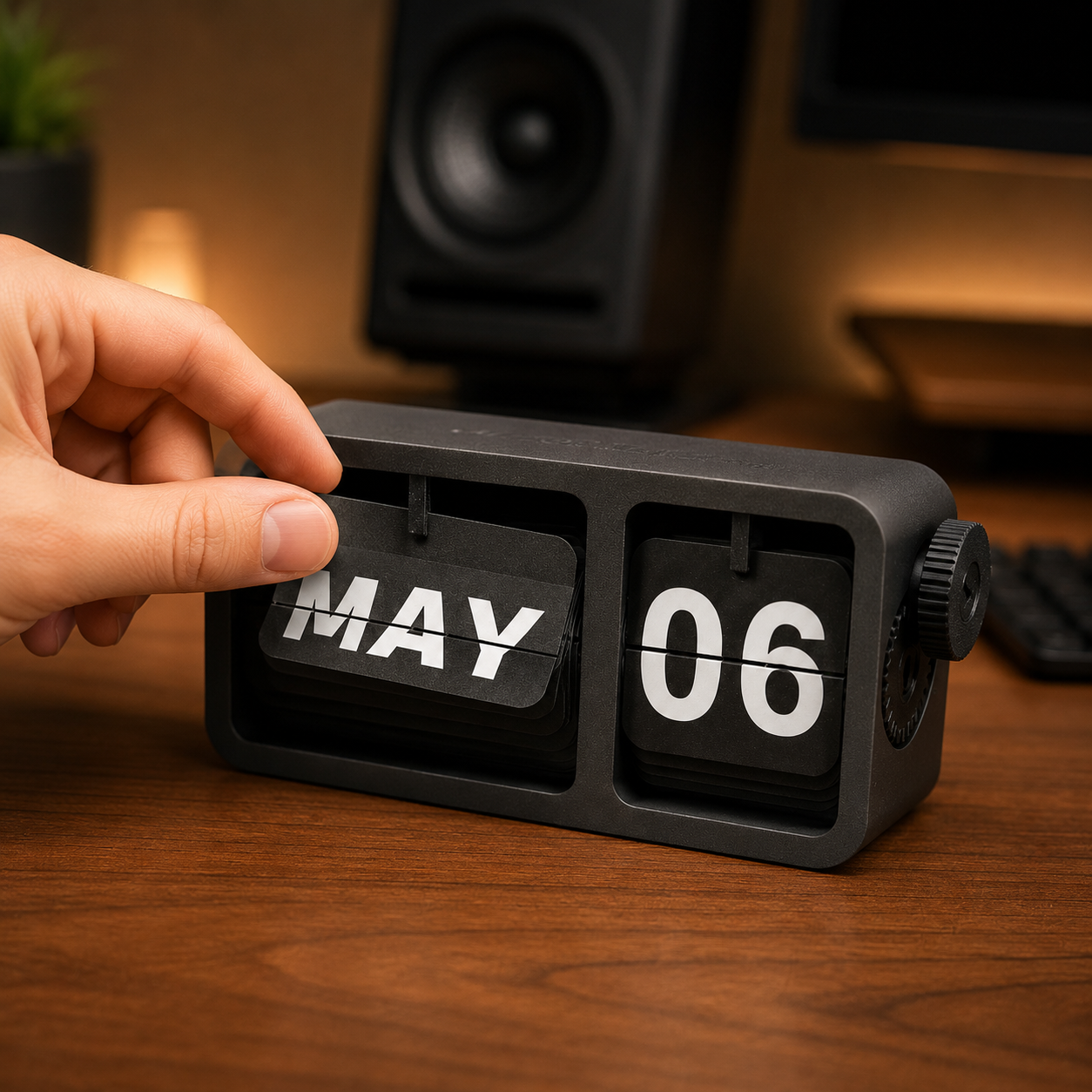 Velixo™ Analog Desk Calendar