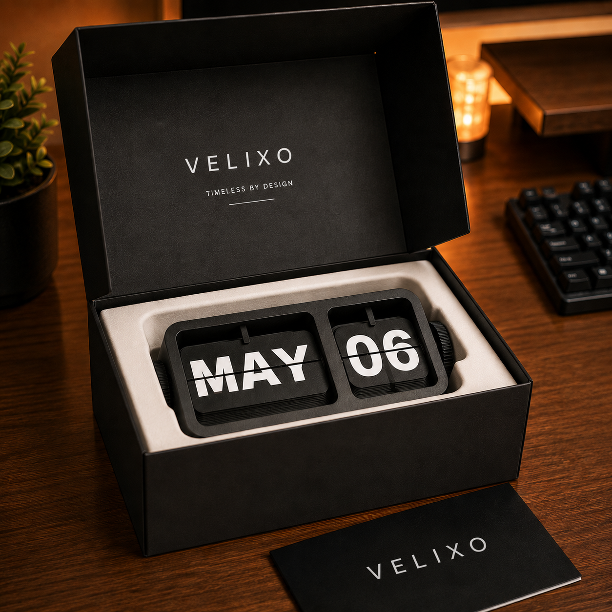 Velixo™ Analog Desk Calendar