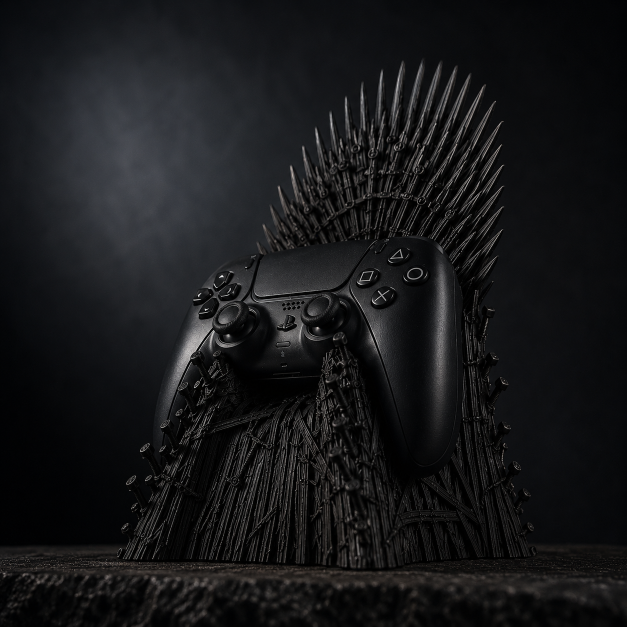 Iron Throne™ Controller Display Stand | PS5 Setup Sculpture
