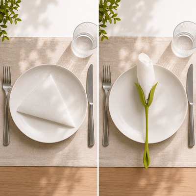 Velixo Bloom™ | Floral Napkin Styling Set