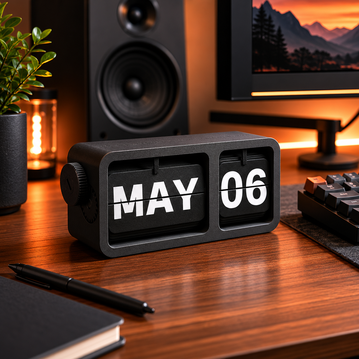 Velixo™ Analog Desk Calendar