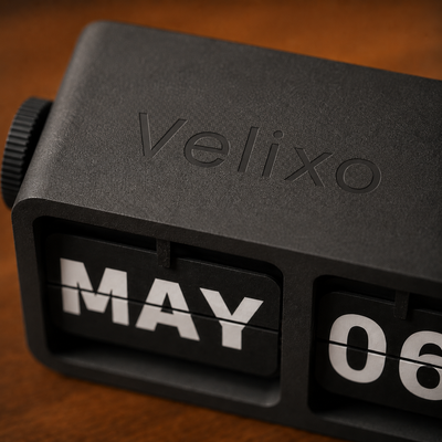 Velixo™ Analog Desk Calendar
