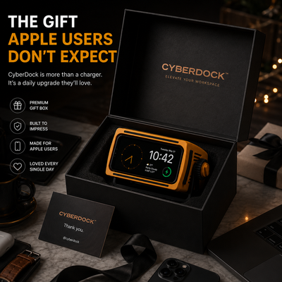 Velixo CyberDock™ | Premium MagSafe Desk Artifact