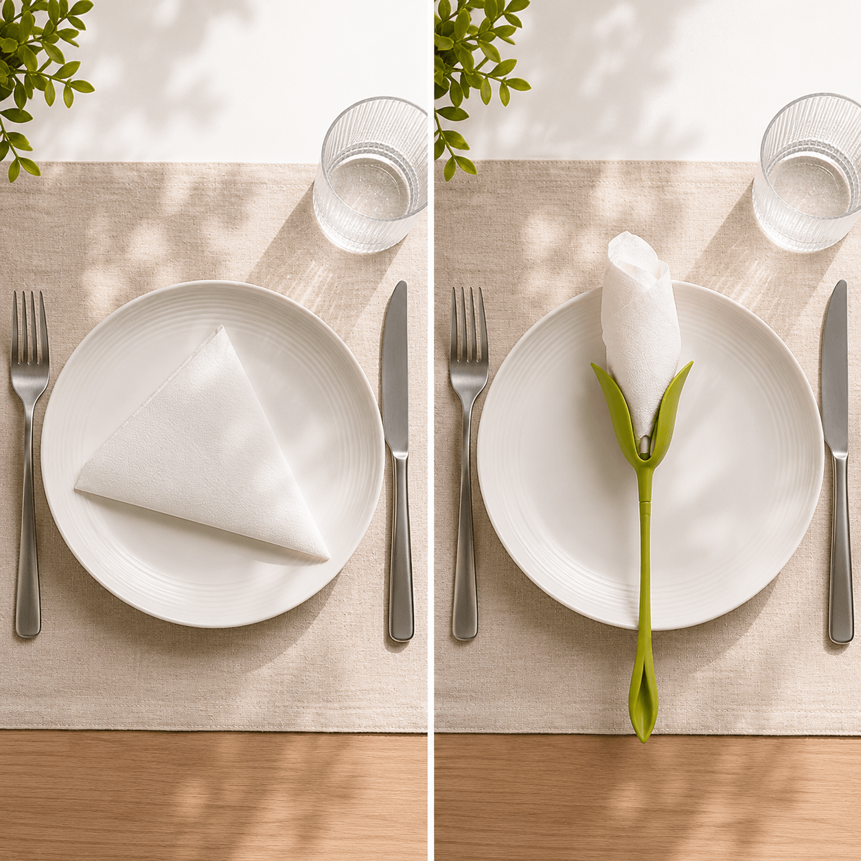 Velixo Bloom™ | Floral Napkin Styling Set