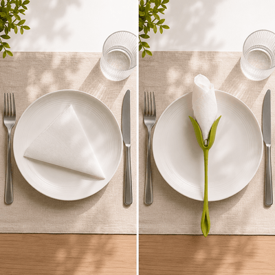 Velixo Bloom™ | Floral Napkin Styling Set