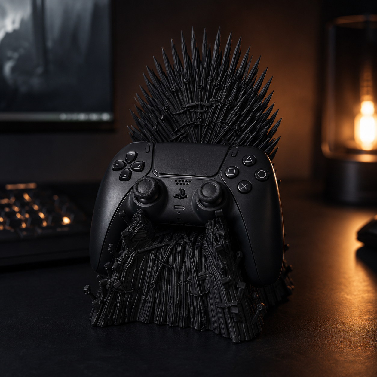 Iron Throne™ Controller Display Stand | PS5 Setup Sculpture