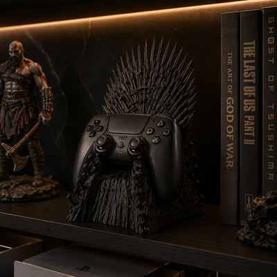 Iron Throne™ Controller Display Stand | PS5 Setup Sculpture