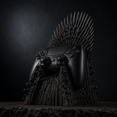 Iron Throne™ Controller Display Stand | PS5 Setup Sculpture